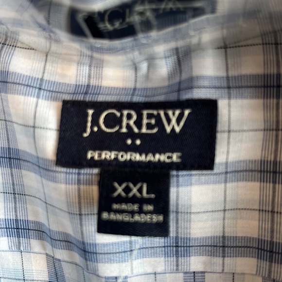 J CREW XXL LONG SLEEVE DRESS SHIRT SLIM CUT PERFORMANCE QUICK DRY MOISTURE WICK - Picture 6 of 8